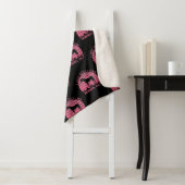 Ich mag Pferde wirklich in Rose Rosa Sherpadecke (Beispiel)