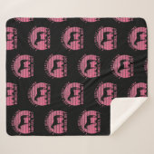 Ich mag Pferde wirklich in Rose Rosa Sherpadecke (Vorderseite (Horizontal))