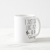 Ich mag Pflanze wirklich gut Kaffeetasse (VorderseiteRechts)