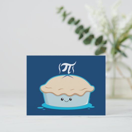 Ich mag Pi Postkarte (Stehend Vorderseite)