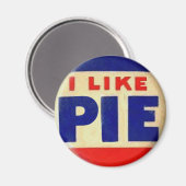 ICH MAG PIE-Magnet Magnet (Vorderseite/Rückseite)