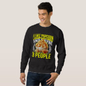 Ich mag Popcorn und vielleicht 3 Personen Sweatshirt (Vorne ganz)