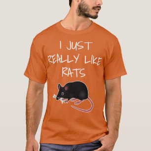 Ich mag Ratten wirklich T-Shirt