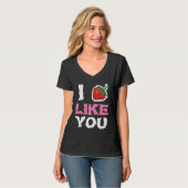 ICH MAG Red Sweet Strawberry T-Shirt (Vorderseite Vollansicht)