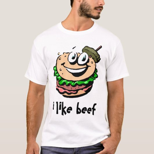 Ich mag Rindfleisch! T-Shirt (Vorderseite)
