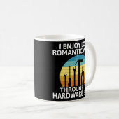 Ich mag romantische Spaziergänge durch den Hardwar Kaffeetasse (VorderseiteRechts)