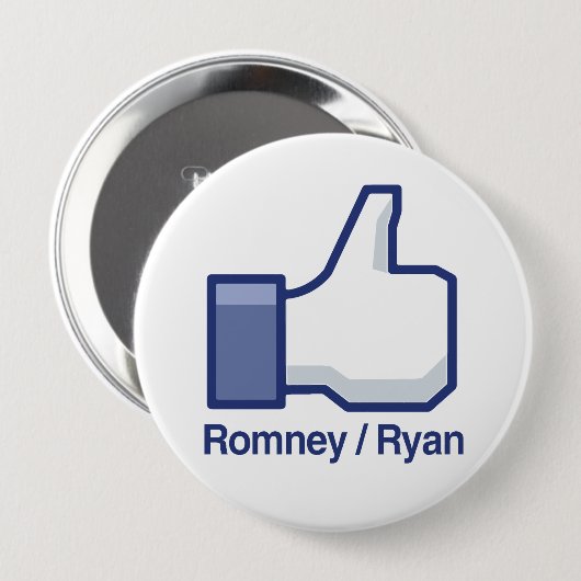 ICH MAG ROMNEY RYAN.pnng Button (Vorne & Hinten)
