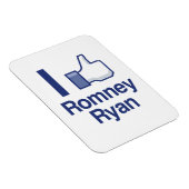 ICH MAG ROMNEY RYAN THUMBS UP.pnng Magnet (Rechte Seite)