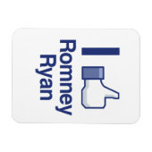ICH MAG ROMNEY RYAN THUMBS UP.pnng Magnet (Horizontal)