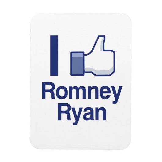 ICH MAG ROMNEY RYAN THUMBS UP.pnng Magnet (Vertikal)