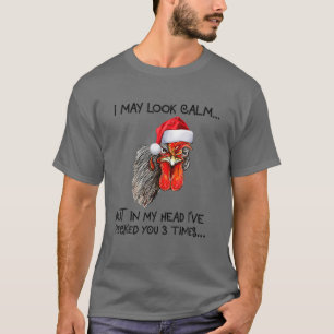 Ich mag ruhig aussehen, aber in meinem Kopf habe i T-Shirt