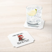 Ich mag ruhig aussehen, aber in meinem Kopf habe i Untersetzer (Vor Ort)