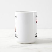 Ich mag ruhig aussehen Hühnenhennenhen Sarcasm Fun Kaffeetasse (Mittel)