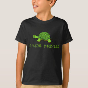 Ich mag Schildkröte-Kinder T-Shirt