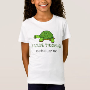 Ich mag Schildkröte-niedliche Gewohnheit T-Shirt