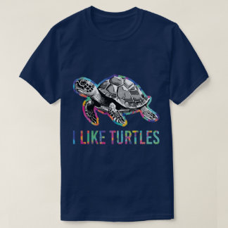Ich mag Schildkröte T-Shirt