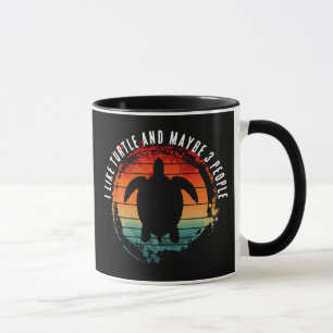 ICH MAG SCHILDKRÖTE UND VIELLEICHT 3 MENSCHEN TASSE