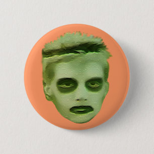 Ich mag Schildkröte-Zombie-Kind - Abzeichen Button