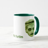 Ich mag Schildkröte-Zombie-KinderTasse Tasse (VorderseiteRechts)