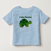 Ich mag Schildkröten - Kleinkind Fine Jersey T - S Kleinkind T-shirt (Vorderseite)