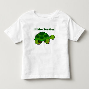 Ich mag Schildkröten - Kleinkind Fine Jersey T - S T-shirt
