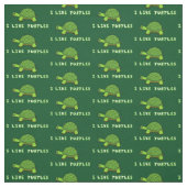 Ich mag Schildkröten Stoff (Muster)