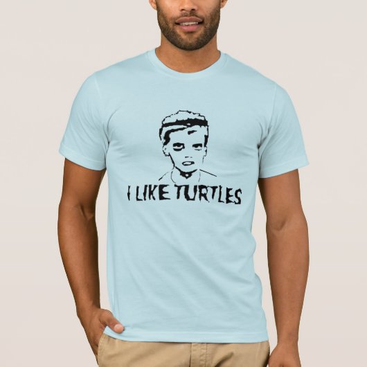 ich mag Schildkröten T-Shirt (Vorderseite)