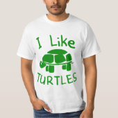 ich mag Schildkröten T-Shirt (Vorderseite)
