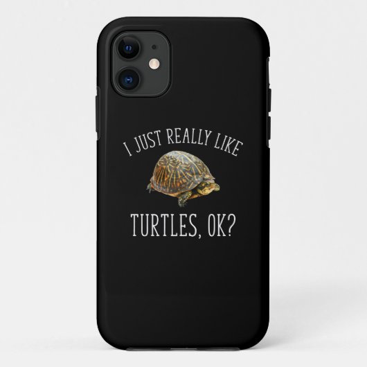 Ich mag Schildkröten wirklich, okay? Case-Mate iPhone Hülle (Rückseite)