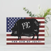 Ich mag Schwein-Hintern und ich kann nicht liegen Einladung (Stehend Vorderseite)