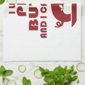 ich mag Schwein-Hintern und ich kann nicht liegen, Handtuch (Gefaltet)