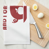 ich mag Schwein-Hintern und ich kann nicht liegen, Handtuch (Viertel Falte)