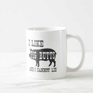ICH MAG SCHWEIN-HINTERN UND ICH KANN NICHT LIEGEN KAFFEETASSE