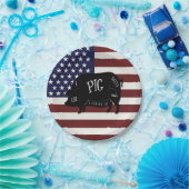 Ich mag Schwein-Hintern und ich kann nicht liegen Pappteller (Party)