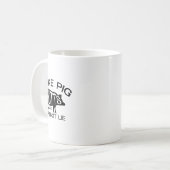 Ich mag Schweinefleisch-Hintern - Funny Grilling G Kaffeetasse (Vorderseite Links)