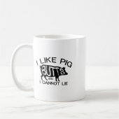 Ich mag Schweinefleisch-Hintern - Funny Grilling G Kaffeetasse (Links)