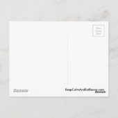 Ich mag Schweinefleisch Hintern Funny Schweineflei Postkarte (Rückseite)