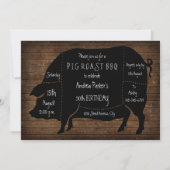 Ich mag Schweinefleisch-Hintern und ich kann GRILL Einladung (Rückseite)