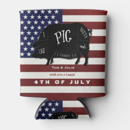 Ich mag Schweinefleisch-Hintern und ich kann nicht Dosenkühler