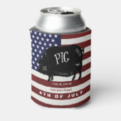 Ich mag Schweinefleisch-Hintern und ich kann nicht Dosenkühler (Kanne Rückseite)