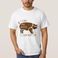 Ich mag Schweinefleisch Hintern und ich kann nicht