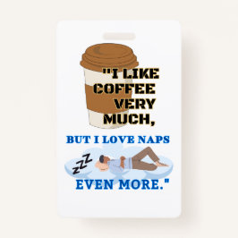 ICH MAG SEHR KAFFEE AUSWEIS