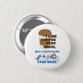 ICH MAG SEHR KAFFEE BUTTON (Vorne & Hinten)