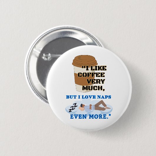 ICH MAG SEHR KAFFEE BUTTON (Vorne & Hinten)