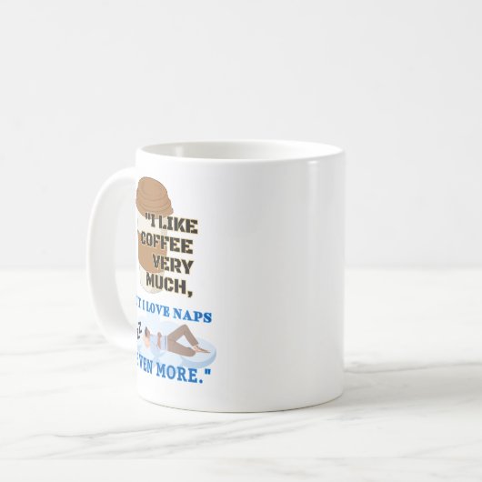 ICH MAG SEHR KAFFEE KAFFEETASSE (Vorderseite Links)