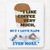 ICH MAG SEHR KAFFEE MOUSEPAD (Vorne)