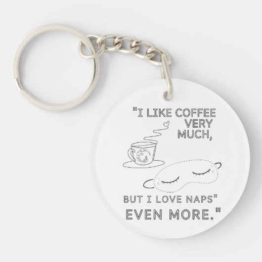 ICH MAG SEHR KAFFEE SCHLÜSSELANHÄNGER (Vorderseite)