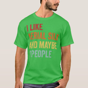 Ich mag Seide aus der Luft vielleicht 3 Leute T-Shirt