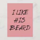 Ich mag seinen Bärenbaum witzig Postkarte (Vorderseite)