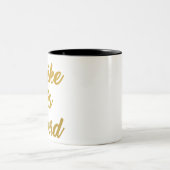 Ich mag seinen Bart Zweifarbige Tasse (Mittel)